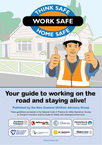 Think Safe Work Safe Home Safe