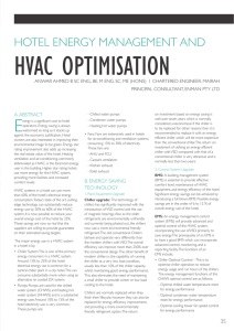 Hotel Energy Management And Hvac Optimisation