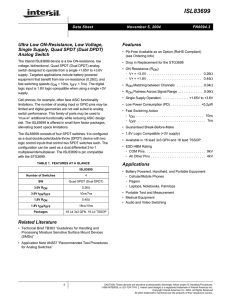 ISL83699 - Intersil