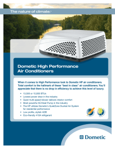 Dometic High Performance Air Conditioners