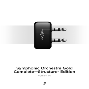 Symphonic Orchestra Gold Complete—Structure - M