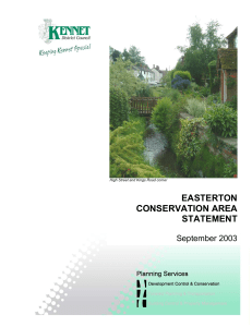 easterton conservation area statement