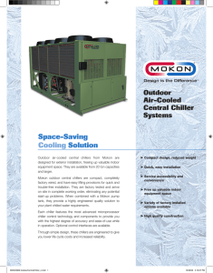 Outdoor Air-Cooled Central Chiller Systems