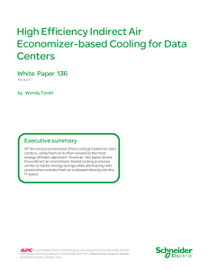 High Efficiency Indirect Air Economizer