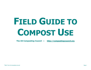 field guide to compost use