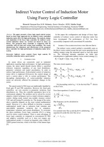 Indirect Vector Control of Induction Motor Using Fuzzy