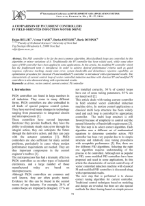 A COMPARISON OF PI CURRENT CONTROLL