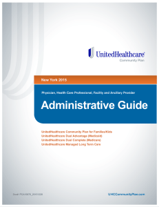 Administrative Guide - UHCCommunityPlan.com