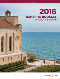2016 Benefits Booklet - Loyola University Chicago
