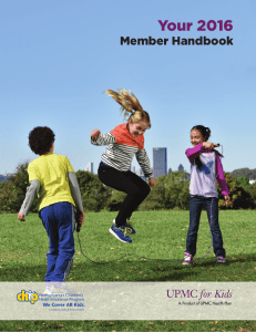 UPMC for Kids Member Handbook