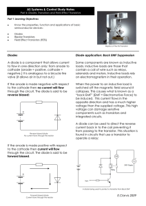 Part 4: Diodes, Transistors and Field Effect Transistors