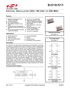 Si510, 511 - Silicon Labs