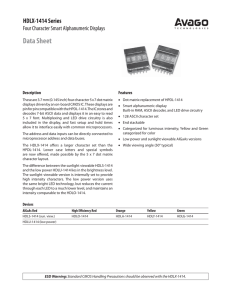 HDLU-1414 - Avago Technologies