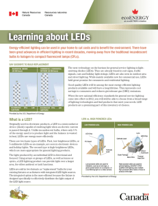 Learning about LEDs