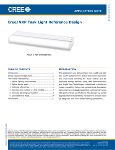 NXP Cree Task Light Reference Design