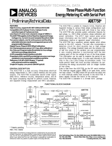 ADE7758 - SMD Technology Kft.