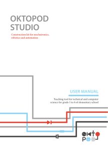 User manual - Oktopod Studio