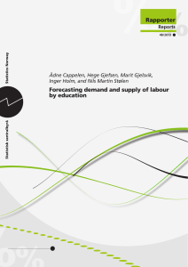 Forecasting demand and supply of labour by education