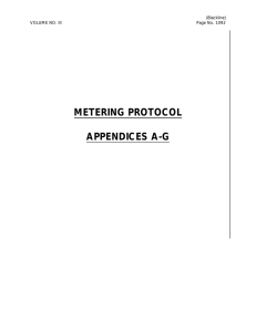 Metering Protocol Apendix A