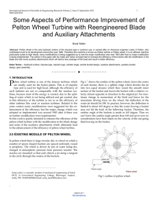 Some Aspects of Performance Improvement of Pelton Wheel
