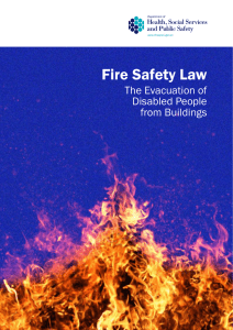 Fire Safety Law - The Evacuation of Disabled People from Buildings