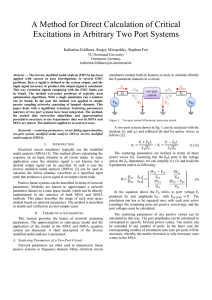 A Method for Direct Calculation of Critical Excitations in