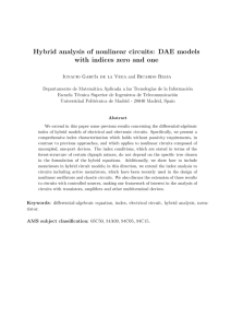 Hybrid analysis of nonlinear circuits