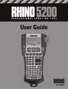 RHINO 5200 User Guide
