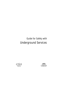 Underground Services - Guide for Safety With