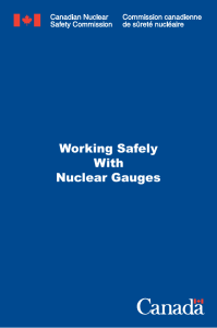 Working Safely with Nuclear Gauges