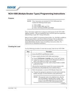 NCH-1000 (Multiple Breaker Types)