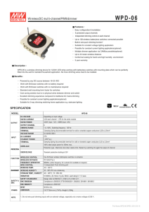 WPD-06 - MEAN WELL AC DC and DC DC Switching Power Supply