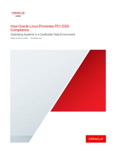 How Oracle Linux Promotes PCI DSS Compliance