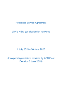Reference Service Agreement - Australian Competition Tribunal