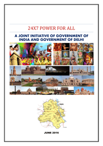 A Joint Initiative of Government of India and Government of Delhi