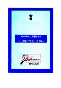 2001 - Central Vigilance Commission