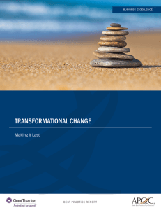 transformational change