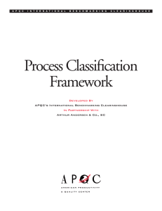 Process Classiﬁcation Framework