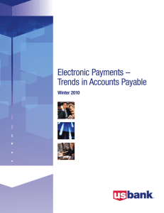 Electronic Payments – Trends in Accounts Payable