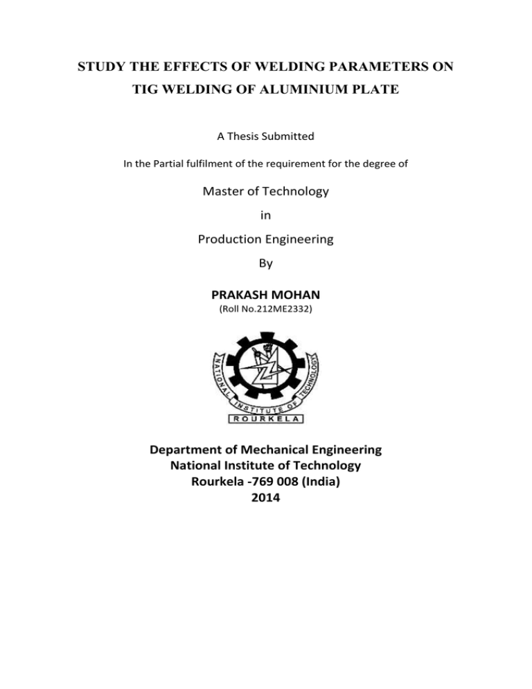 example of quantitative research title about welding