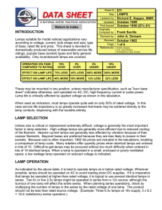 data sheet data sheet - National Model Railroad Association