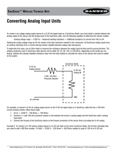 Converting an Analog IN to 0-20mA