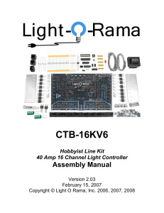 CTB16KV6 (kit) - Light-O-Rama