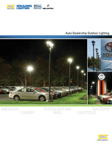 Auto Dealership Outdoor Lighting