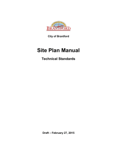 Site Plan Manual - City of Brantford