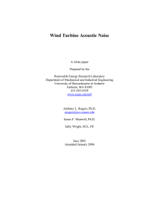 Wind Turbine Acoustic Noise