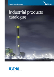 Industrial products catalogue