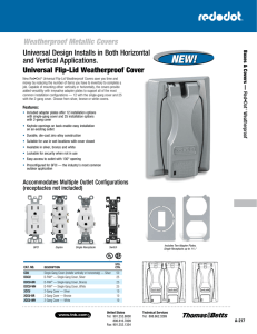 Weatherproof Metallic Covers - Galco Industrial Electronics