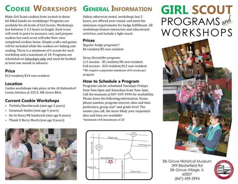 Girl Scout Elk Grove Park District