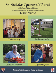 Parish Profile (PDF file) - St Nicholas Episcopal Church